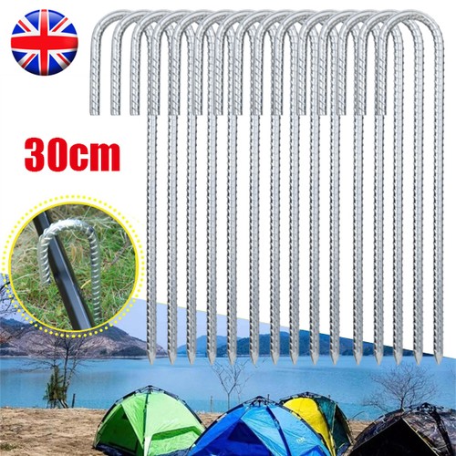 Shaped tent stakes - 12",
