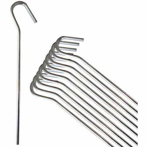 10x metal ground pegs heavy - metal,