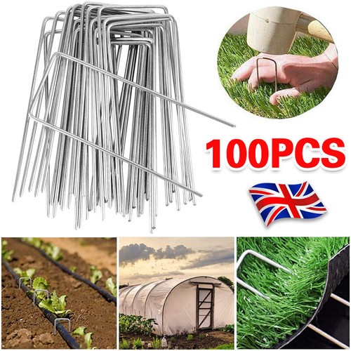 Weed mat pins 100pcs - weed, heavy