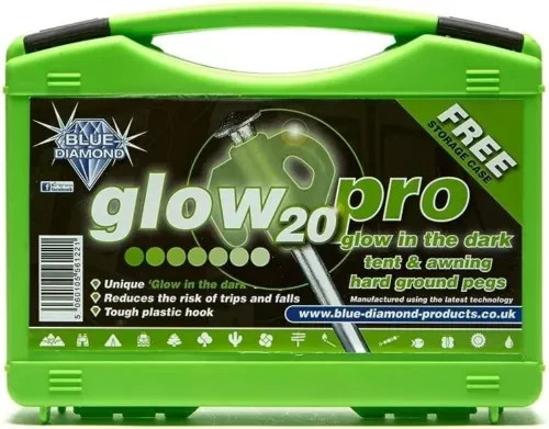 Blue diamond glow tent - diamond,