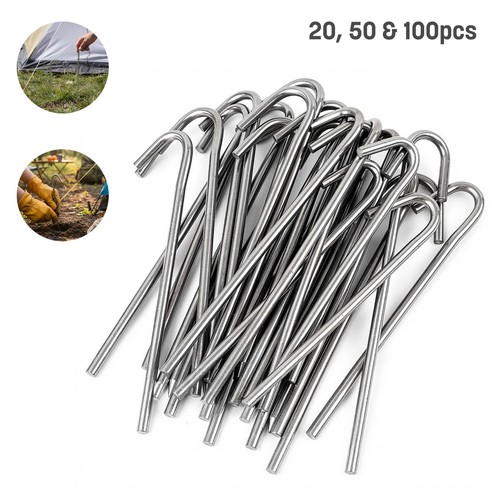 Keplin steel tent pegs durable - steel,