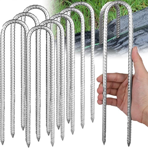 Shaped rebar stakes - u-shaped,