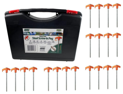 Heavy duty screw - heavy, tent