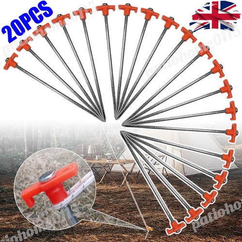 20x tent pegs heavy duty - 20x,
