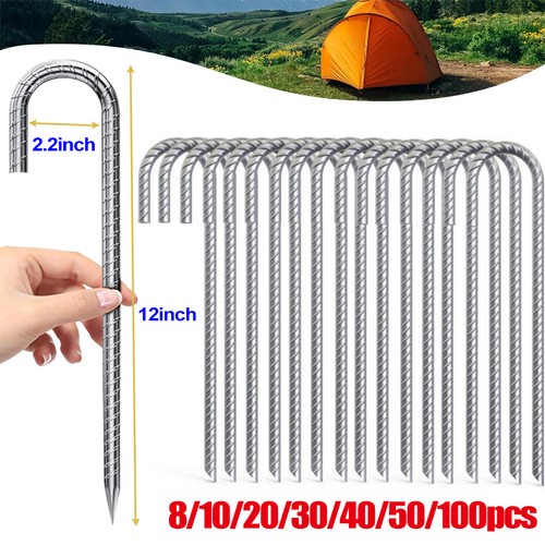 100pcs tent pegs heavy duty - 10-100pcs,