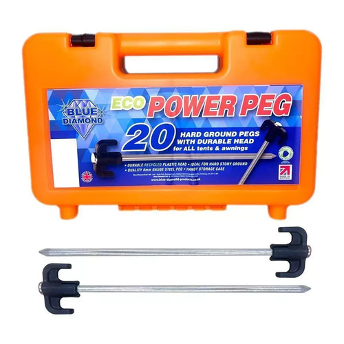 Blue diamond tent pegs - 20, x
