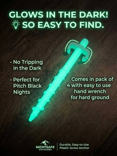 Glow the dark - the, pegs